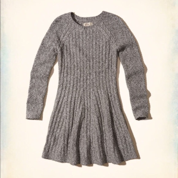 Hollister Gray Sweater Dress 
